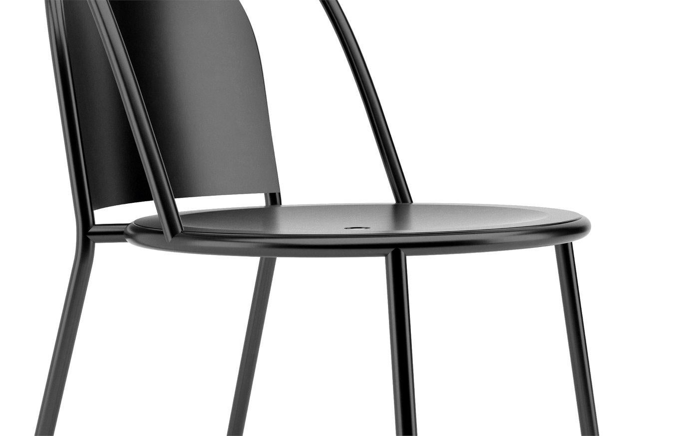 Hayche Dune Chair, Black Powder Coated Steel Frame, UK, In Stock  In New Condition For Sale In Liverpool, GB