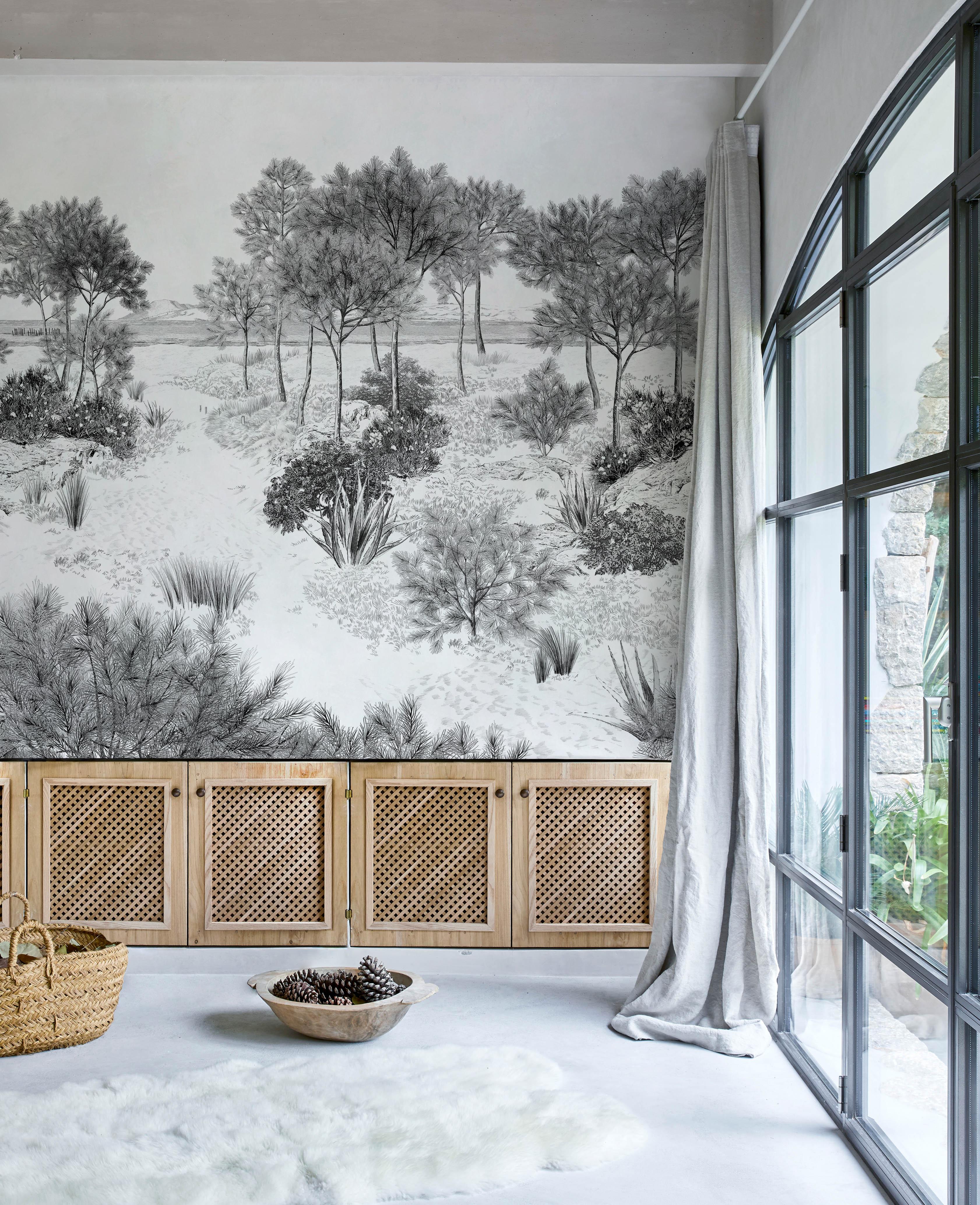 Ecumes Customizable Digital Printing Mural Decor Isidore Leroy