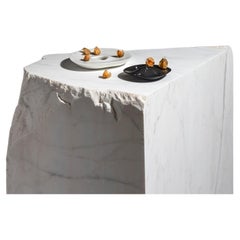 "DUNE" Fruit Bowl by Dodo Arslan (Italian Marble, black and white)