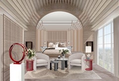 "Dunes" Luxury 3D Sculpted Hand-Tufted Wool Rug by Alexander's Collection Studio