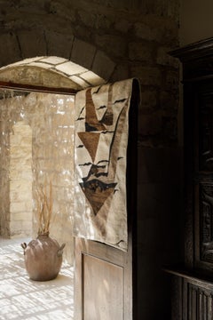 Dunes wool flatweave handmade wool wall-hanging