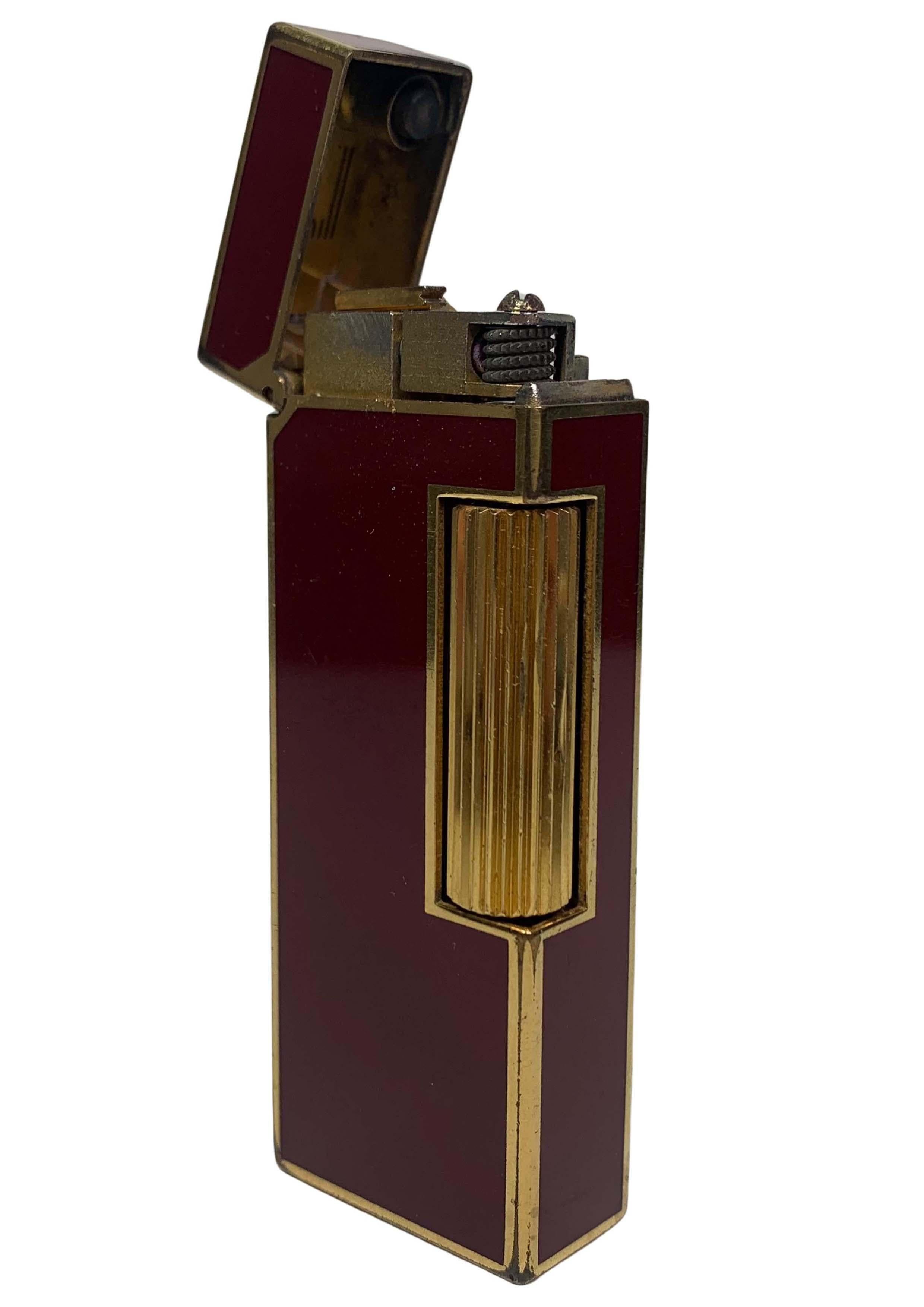 Accendino classico Rollagas di Dunhill placcato oro rosso a 18 carati in vendita 5