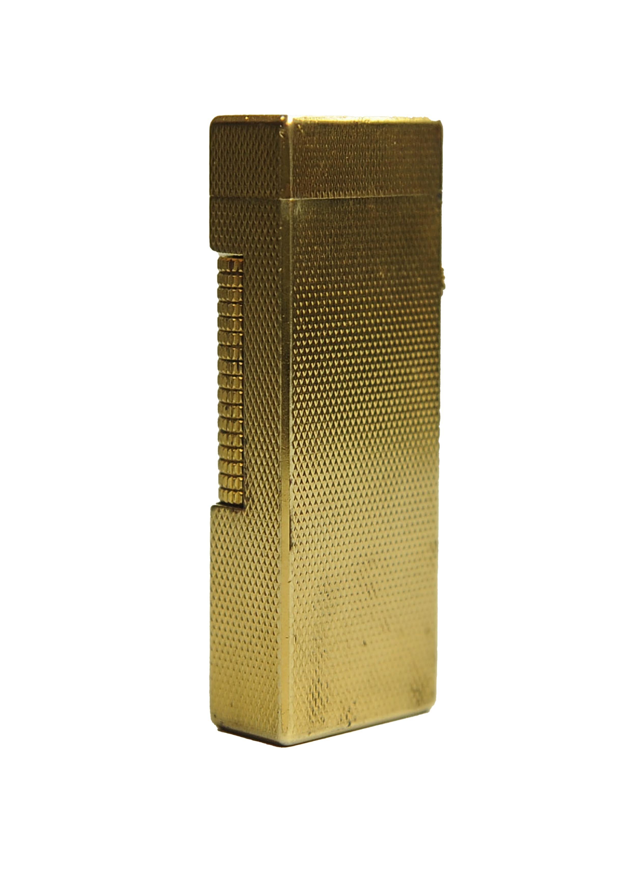 Dunhill 18ct Gold Plated Rollagas Cigarette Lighter With Box & Papers Serviced en vente 4