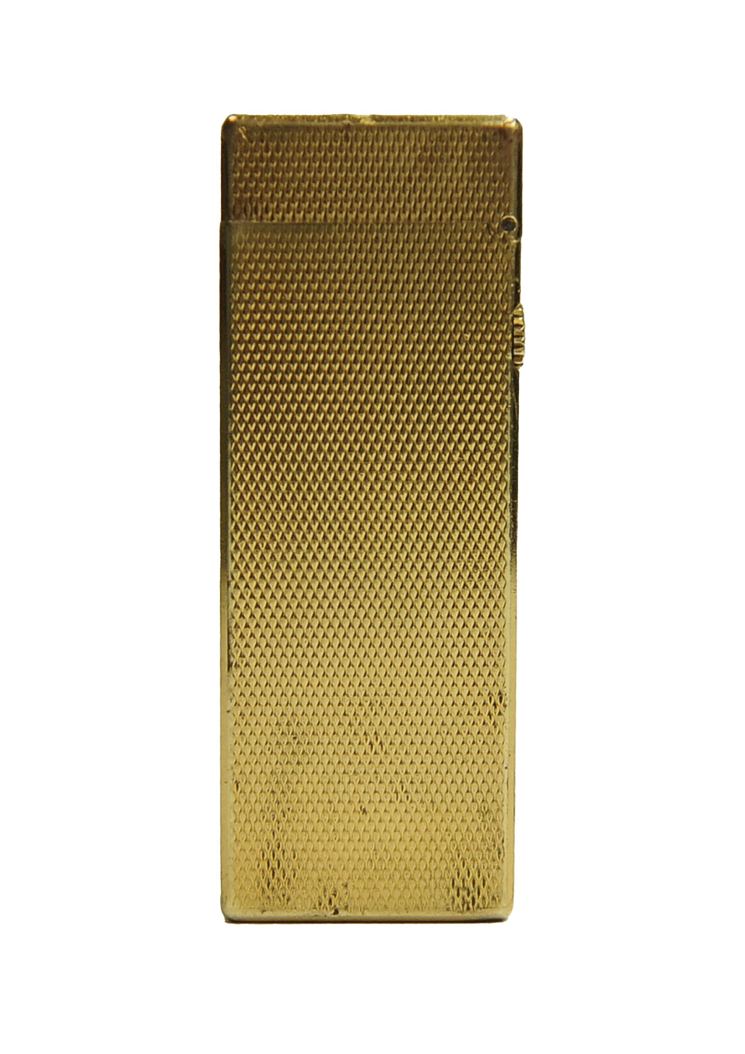 Dunhill 18ct Gold Plated Rollagas Cigarette Lighter With Box & Papers Serviced en vente 6