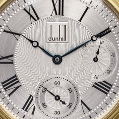 Dunhill 18 Karat Yellow Gold Centenary Pocket Watch