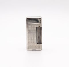 DUNHILL 1938 Short Rollalite Petrol Pocket Lighter In Solid .925 Sterling Silver