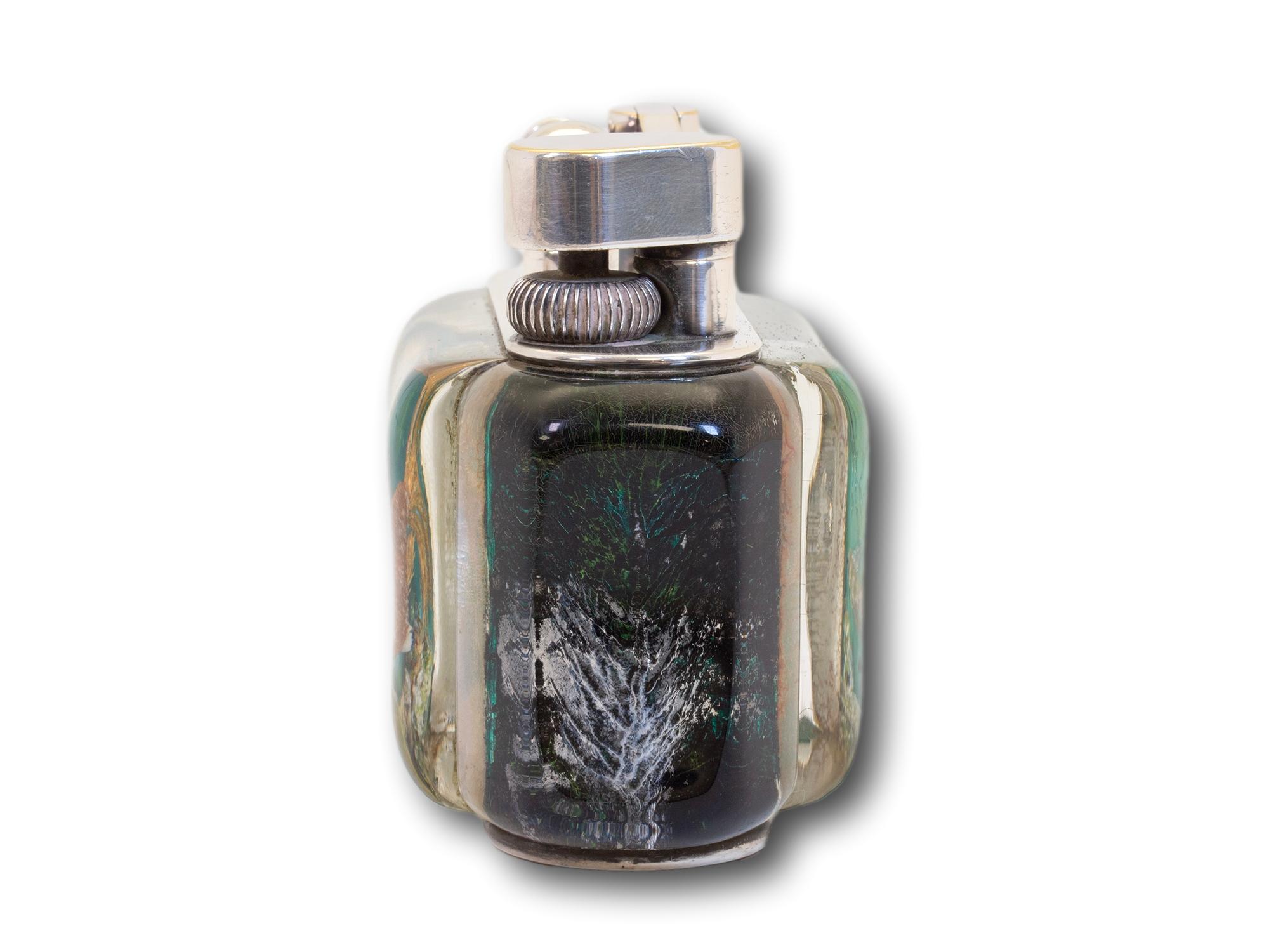 Dunhill Aquarium Half-Giant Table Lighter For Sale 6