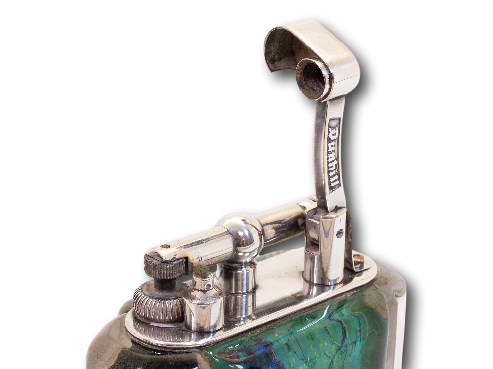 Dunhill Aquarium Half-Giant Table Lighter For Sale 9