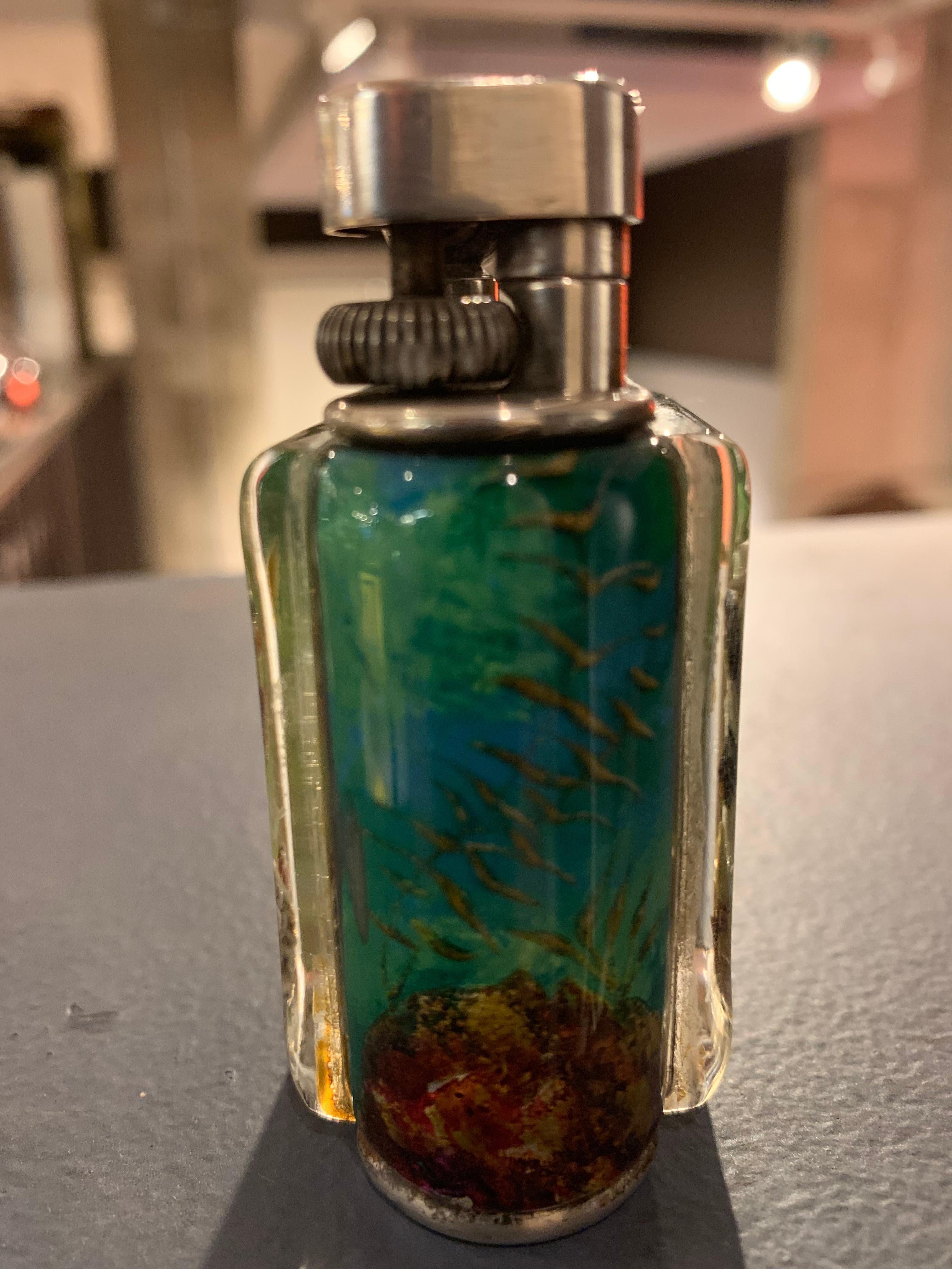 Dunhill Aquarium Lighter  In Good Condition In New York, NY