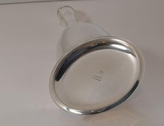 Dunhill Art Deco Bell Shaped Cocktail Shaker, Reg. 1937