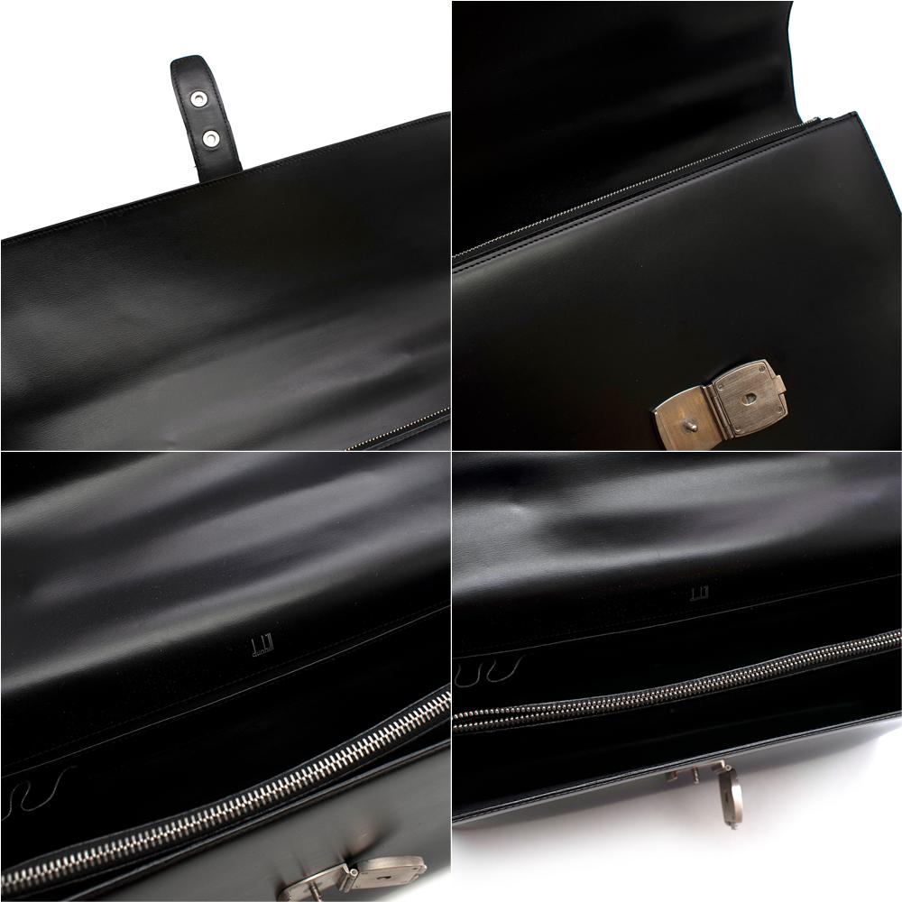 Dunhill Black Box Leather Briefcase 2