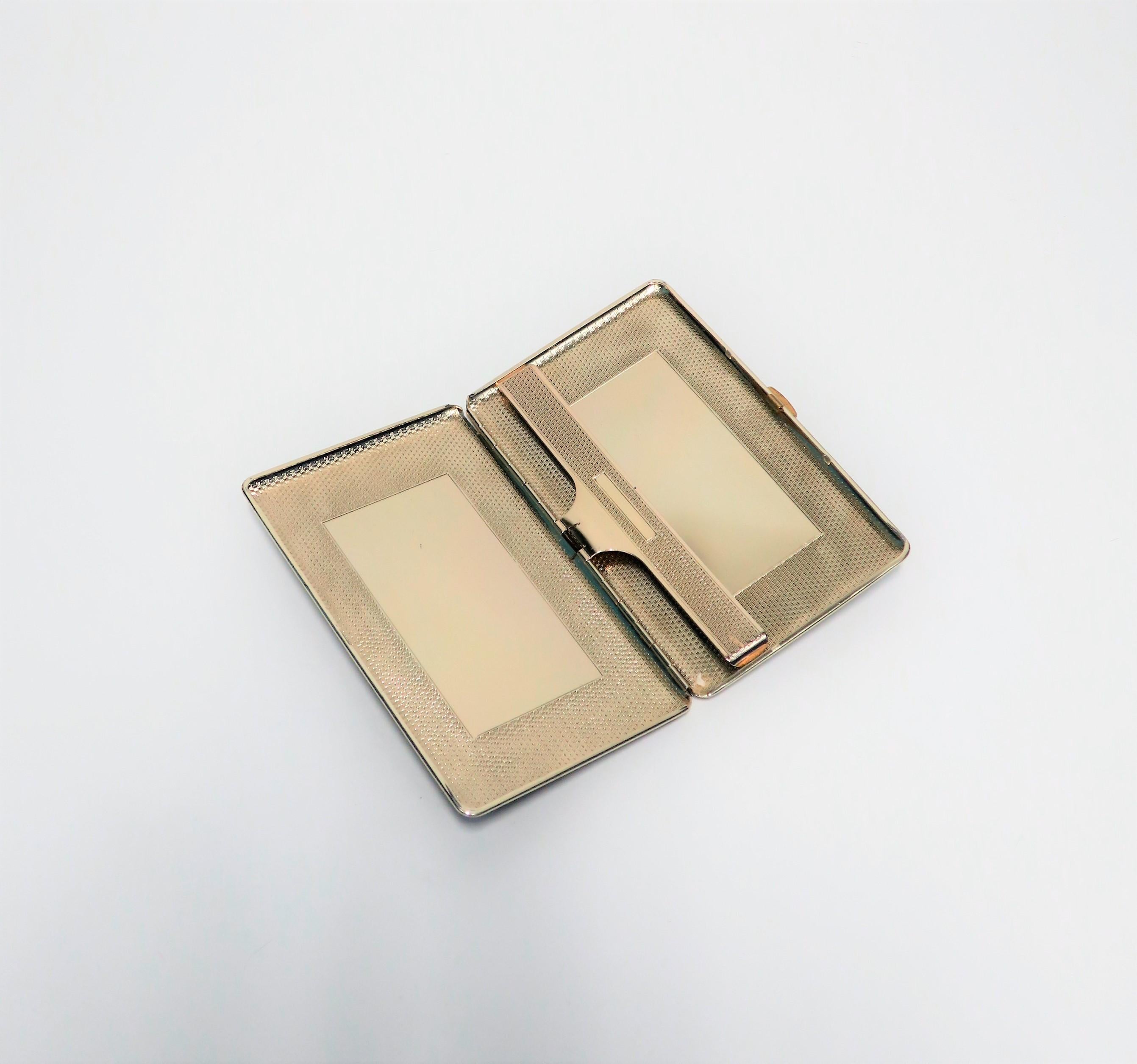 Dunhill Black Leather and Brass Cigarette Holder Case 1