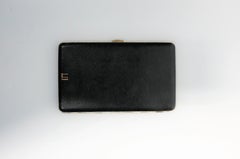 Dunhill Black Leather and Brass Cigarette Holder Case