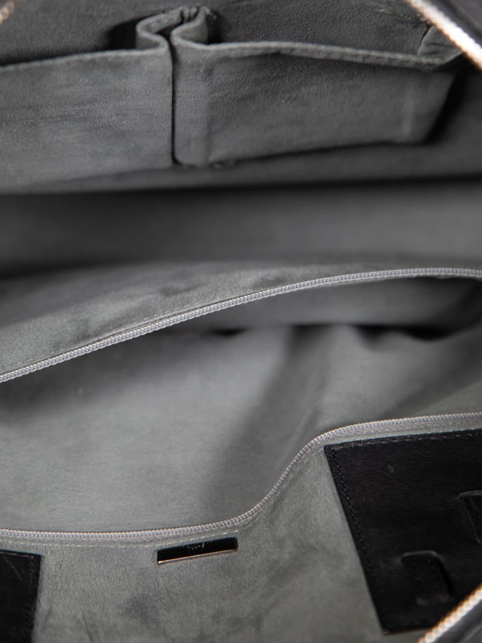 Dunhill Black Leather Medium Briefcase 2