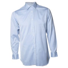 Dunhill, blue shirt