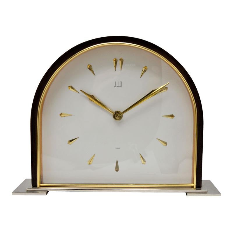 FACTORY / HOUSE: Dunhill of London
STYLE / REFERENCE: Art Deco / Gothic Dome
METAL / MATERIAL: Brass and Wood
CIRCA / YEAR: 1940's
DIMENSIONS / SIZE: 7