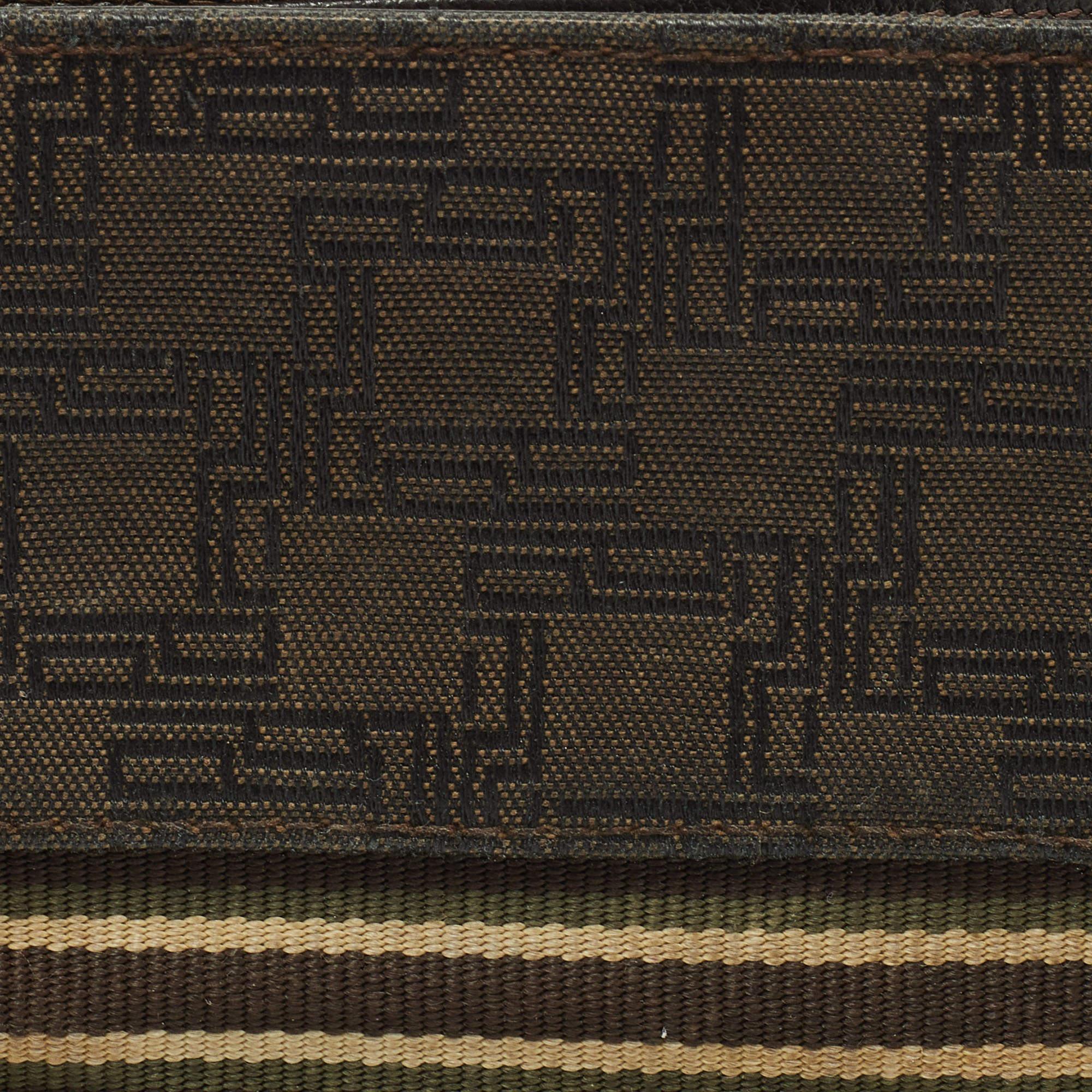 Dunhill Brown Monogram Canvas Bifold Wallet For Sale 2
