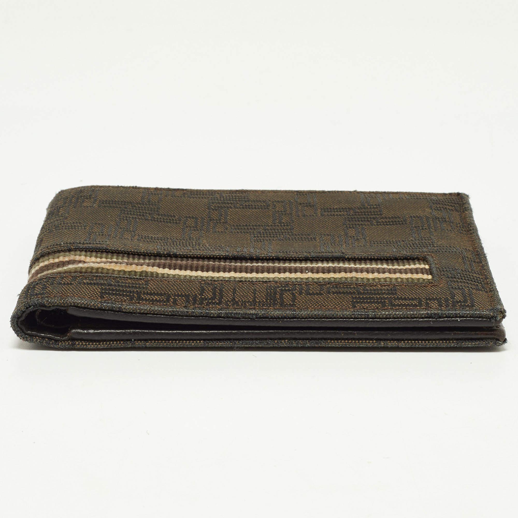 Dunhill Brown Monogram Canvas Bifold Wallet For Sale 3