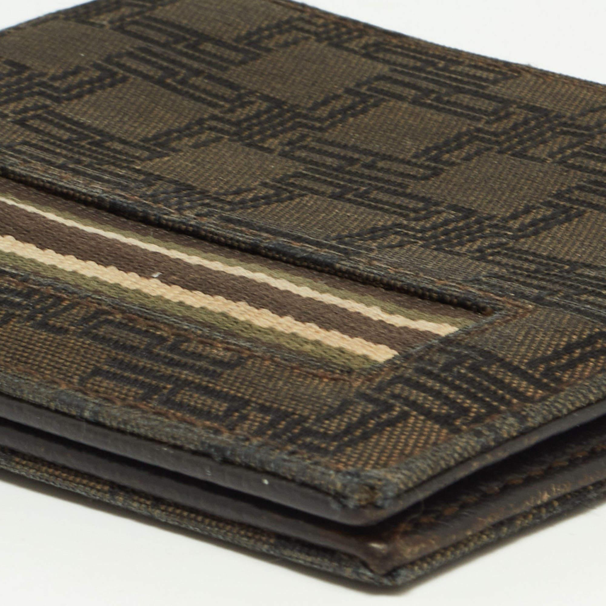 Dunhill Brown Monogram Canvas Bifold Wallet For Sale 4