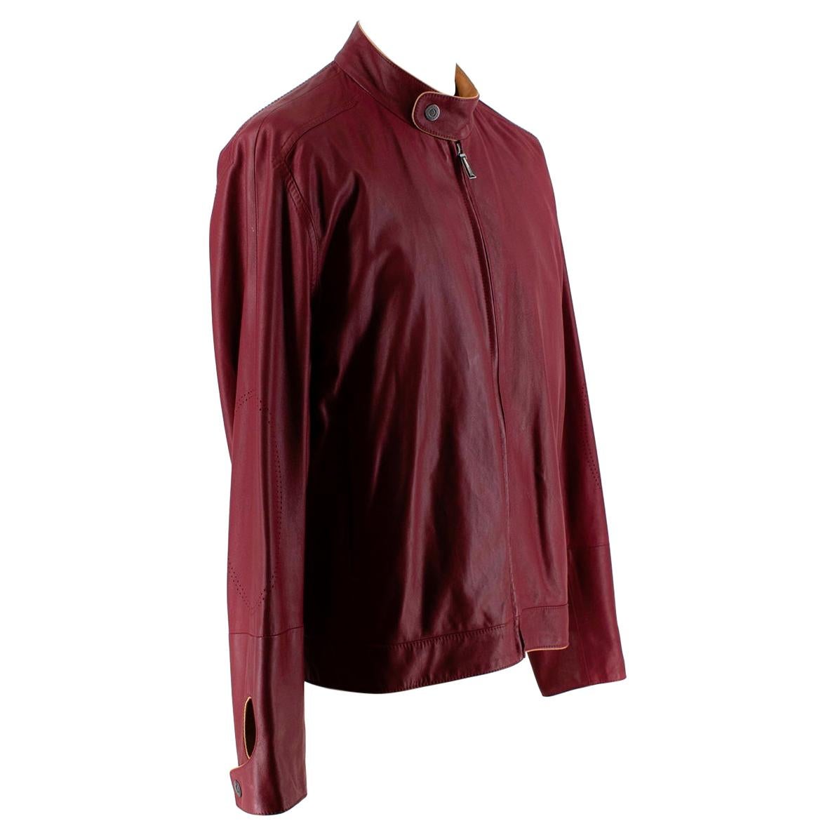burgundy lightweight jacket