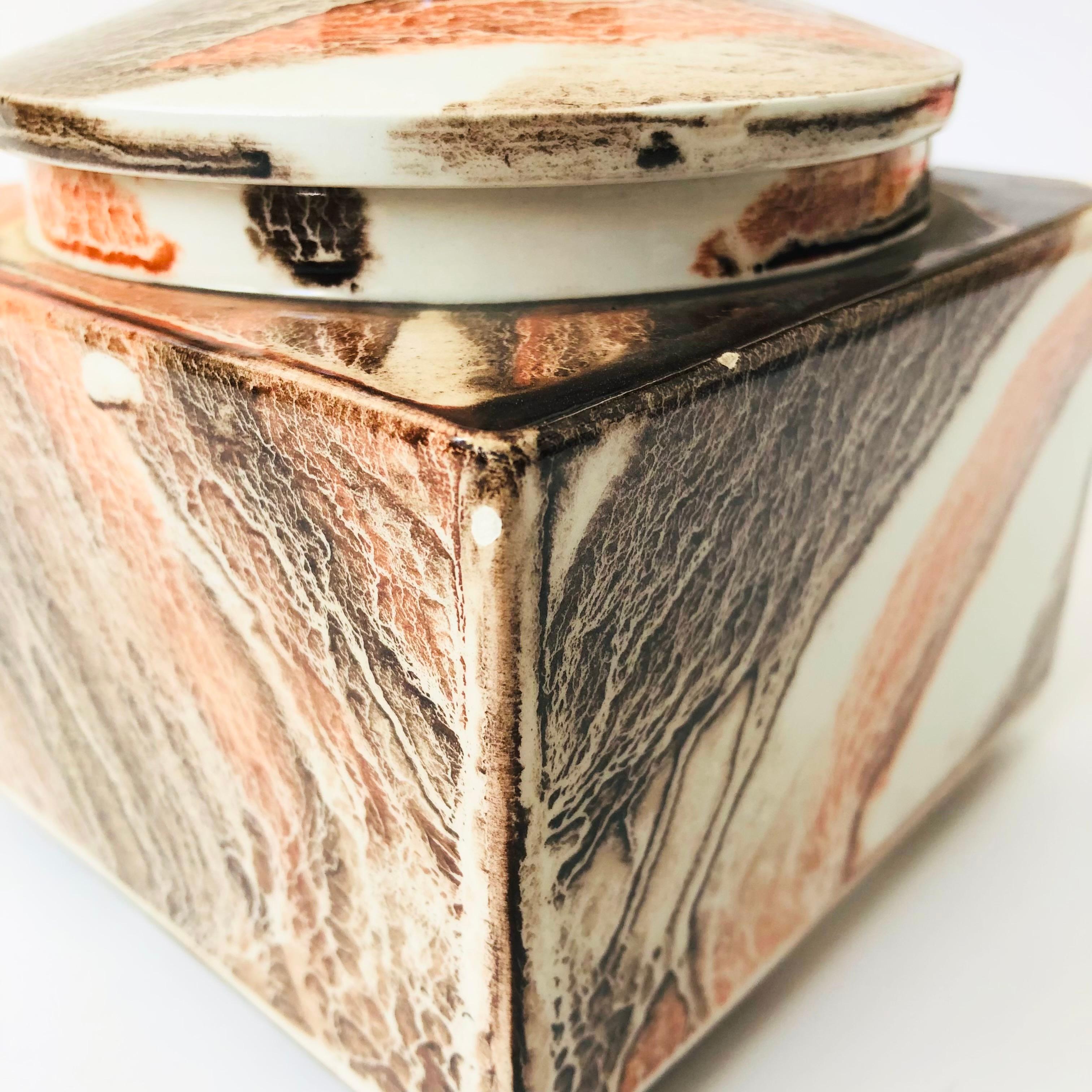 Dunhill Ceramic Container - Made in Italy For Sale 5