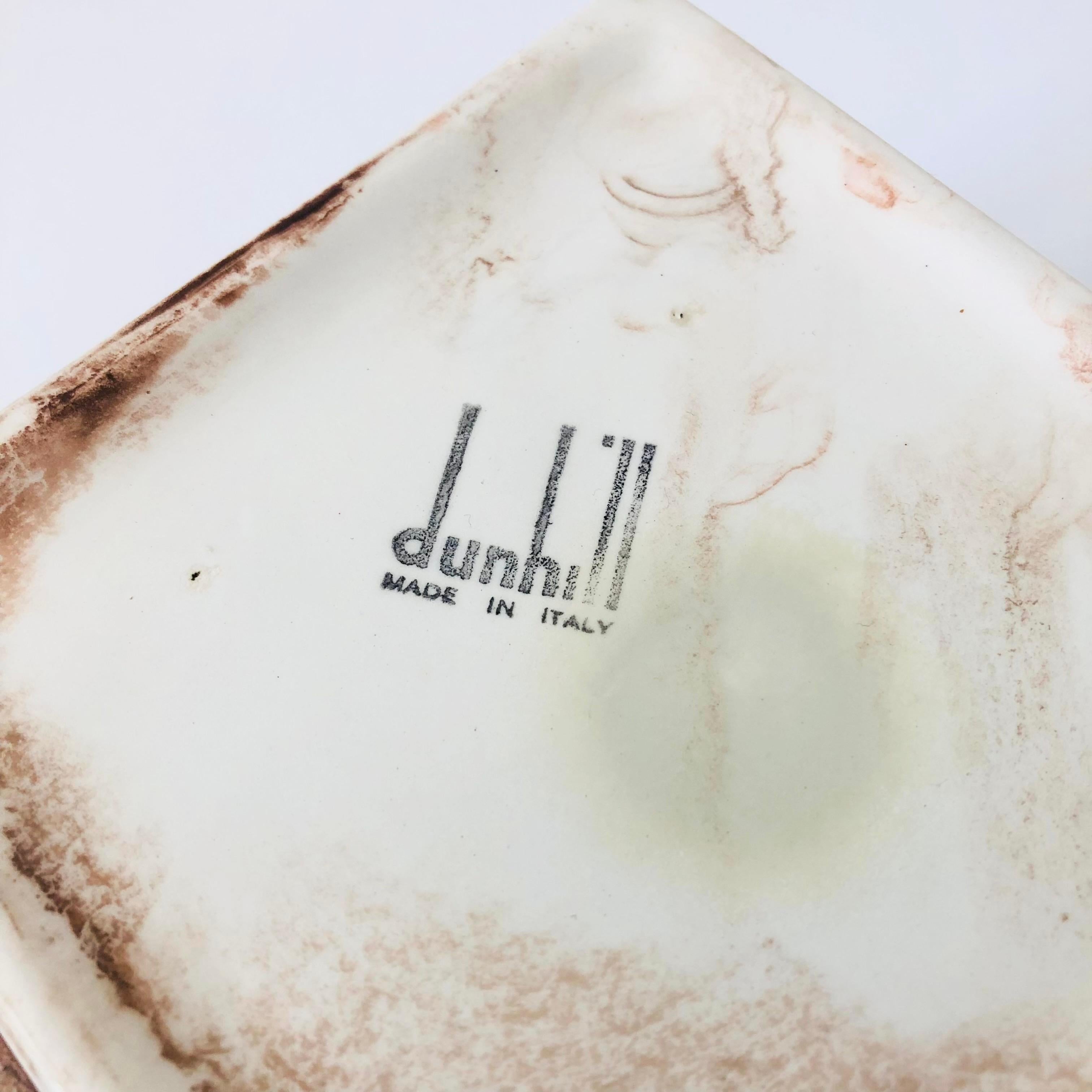 Dunhill Ceramic Container - Made in Italy For Sale 3