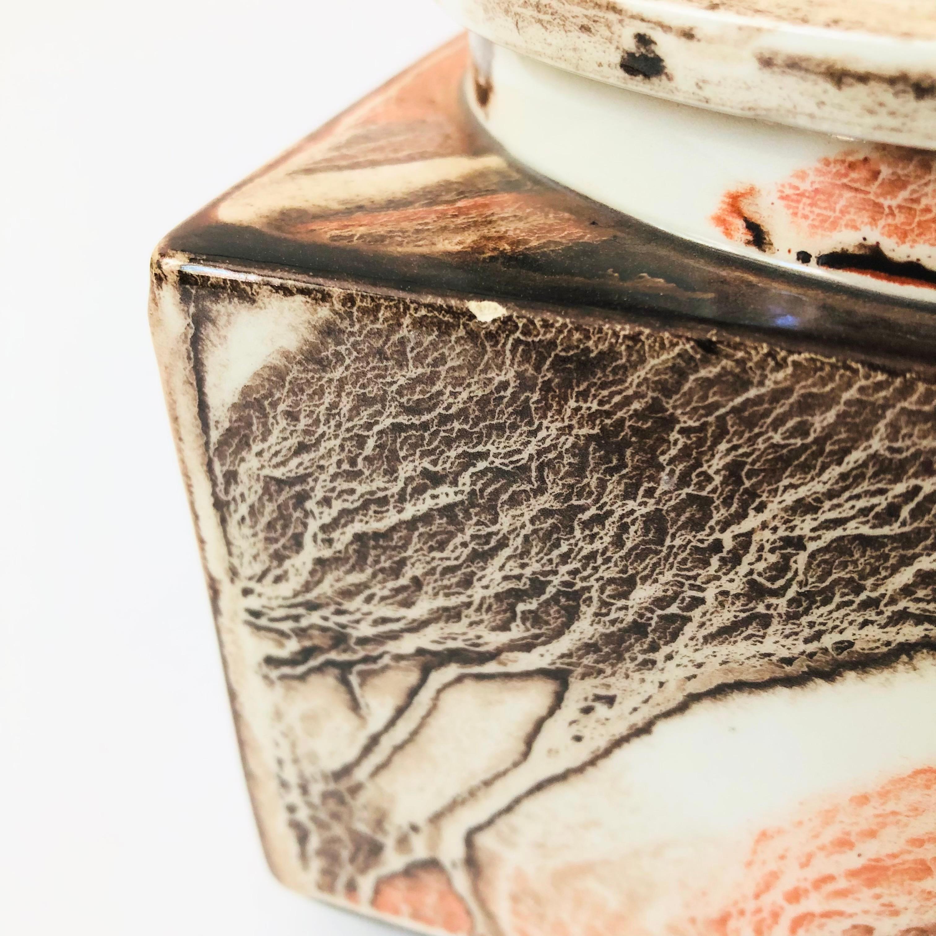 Dunhill Ceramic Container - Made in Italy For Sale 4