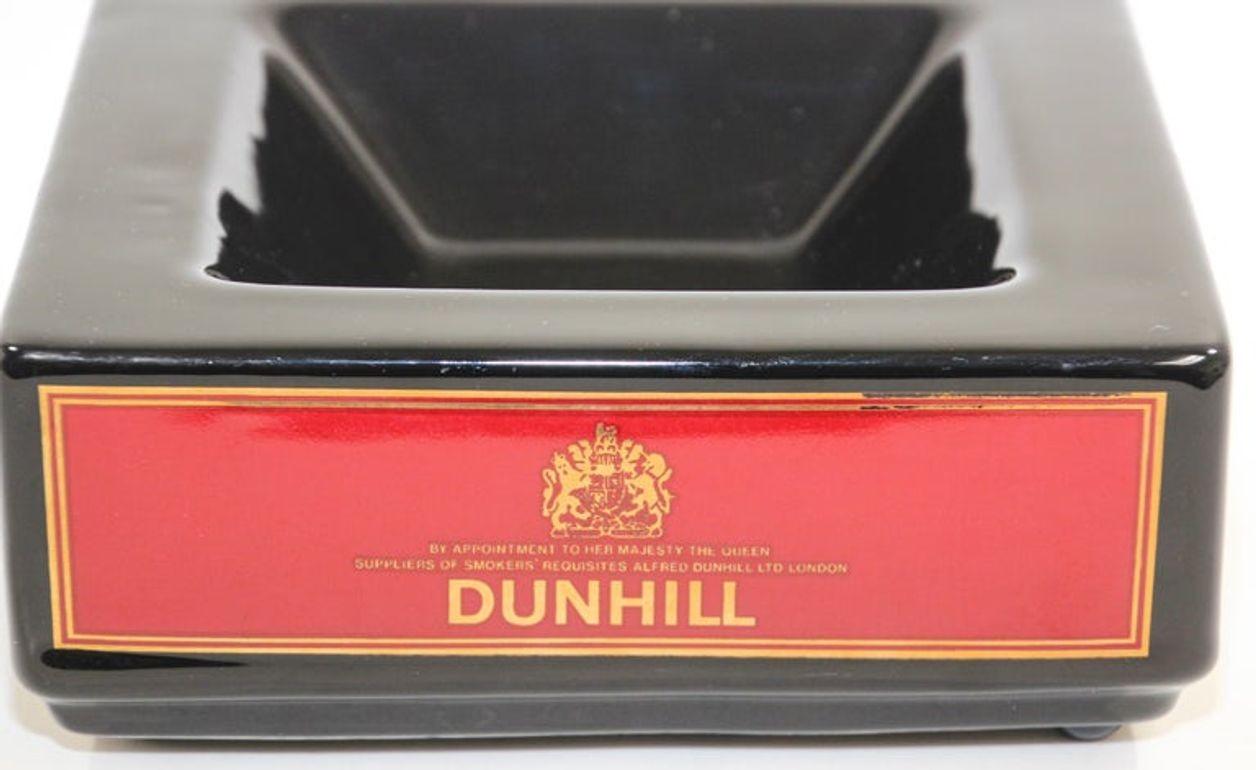 Dunhill Cigar Ashtray Catchall England Black and Red Collectible 1970 For Sale 4
