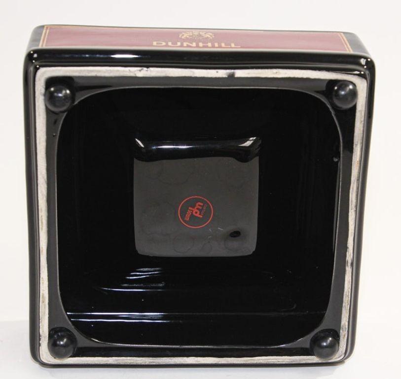 Dunhill Cigar Ashtray Catchall England Black and Red Collectible 1970 For Sale 5