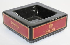 Posacenere Dunhill Catchall Inghilterra Nero e Rosso Collectional 1970