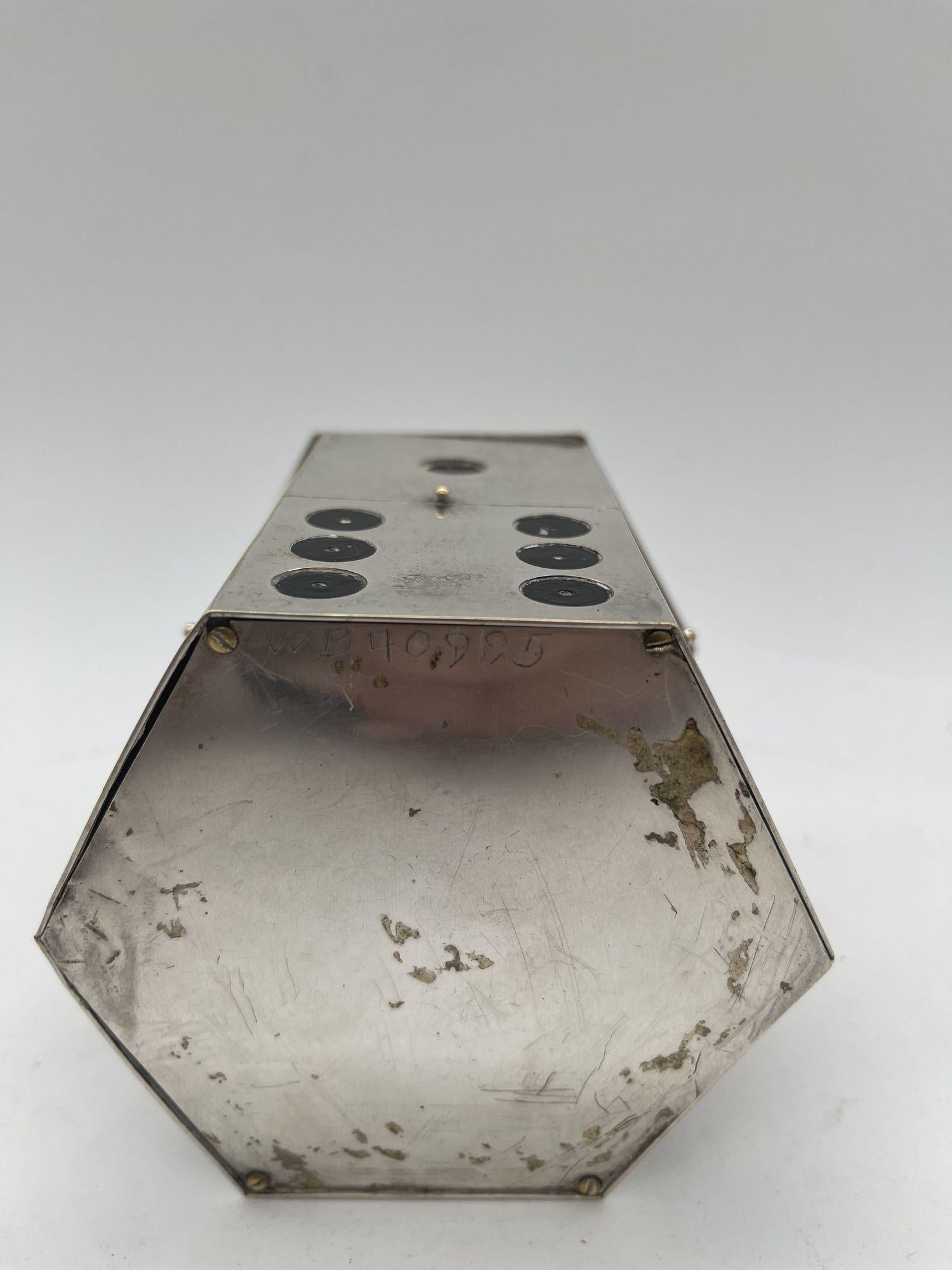 French Limited Jeweler Made Dice Cigarette Dispenser by Legros Marius for Dunhill For Sale