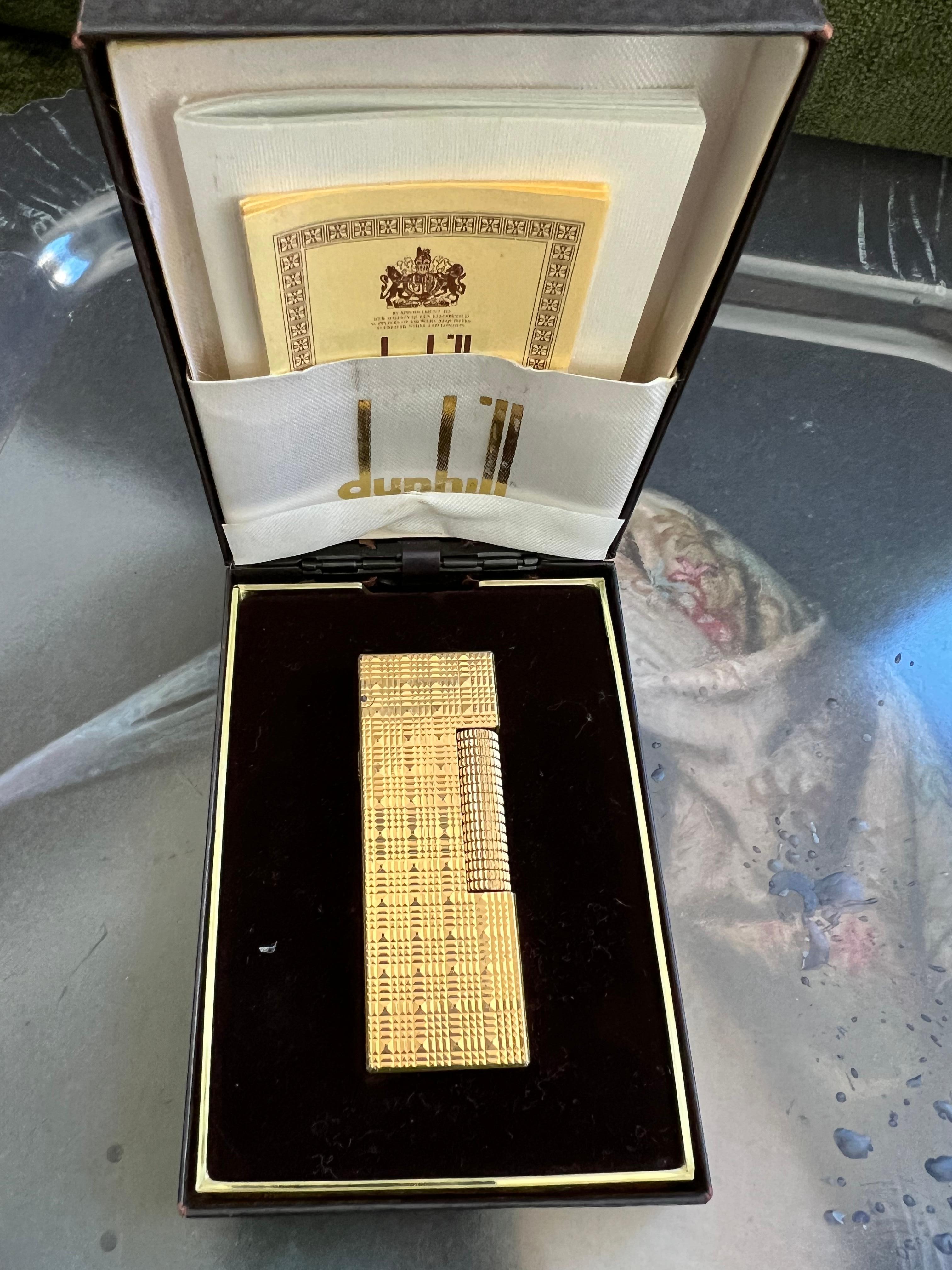 The Original James Bond  Dunhill Gold-Plated Cigarette Lighter 6