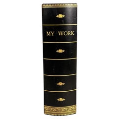 Dunhill Leather Bound "My Works" Book-Form Secret Hidden Jewelry Box