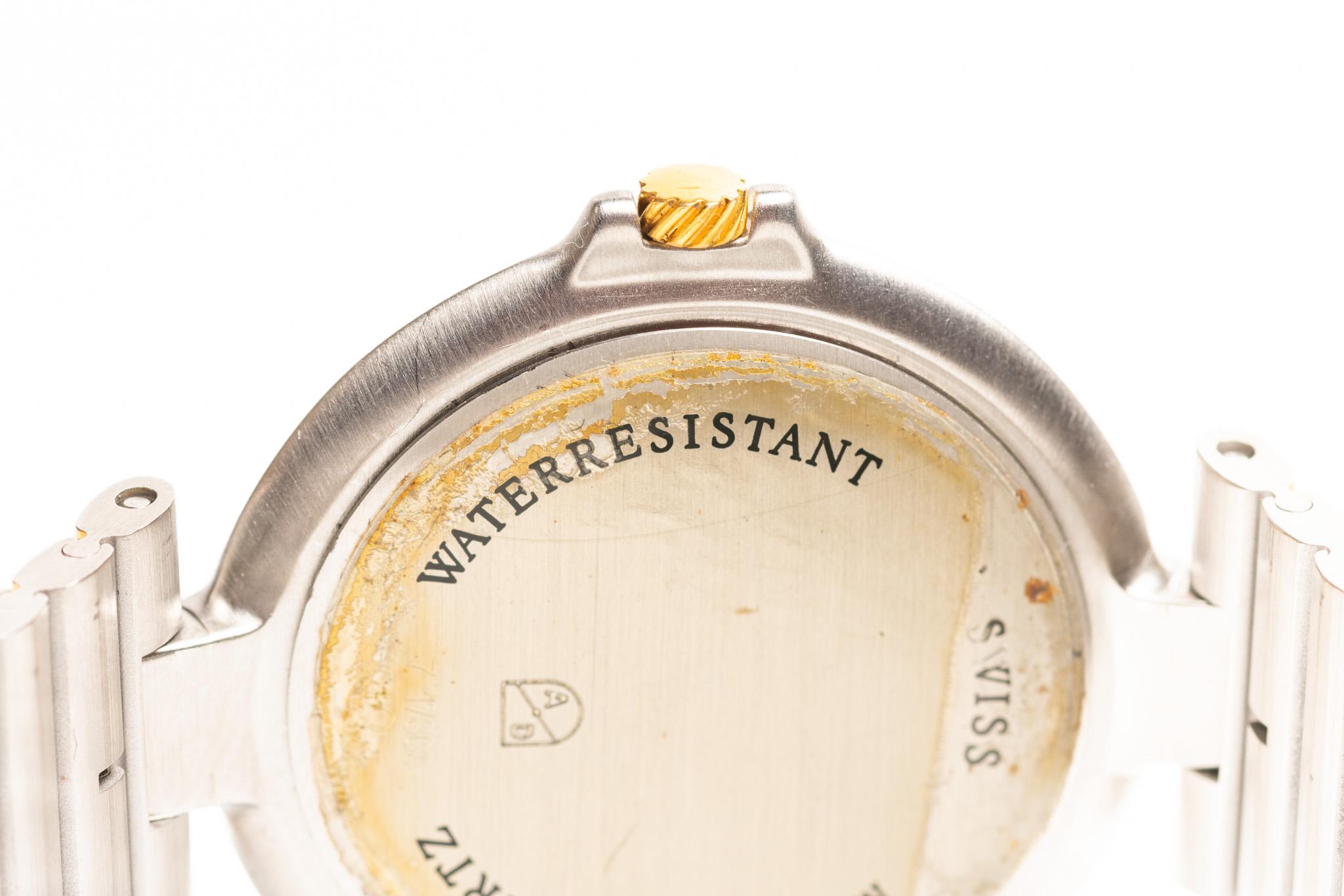 Dunhill Millennium Quartz Oro e Argento Orologio da polso unisex in vendita 8