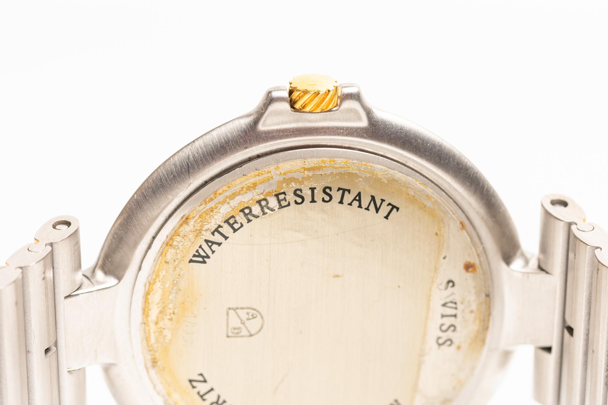 Dunhill Millennium Quartz Oro e Argento Orologio da polso unisex in vendita 9