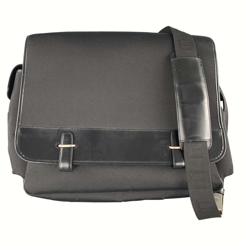 DUNHILL Nylon and Leather Mlti-Pocket Messenger Bag at 1stDibs ...