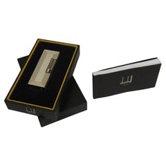 Dunhill Palladium Plated Rollagas Pocket Lighter, Art Deco, 2007
