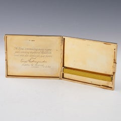 Dunhill Silver Cigarette Case London 1937
