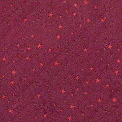 Dunhill Red Star Patterned Silk Jacquard Tie