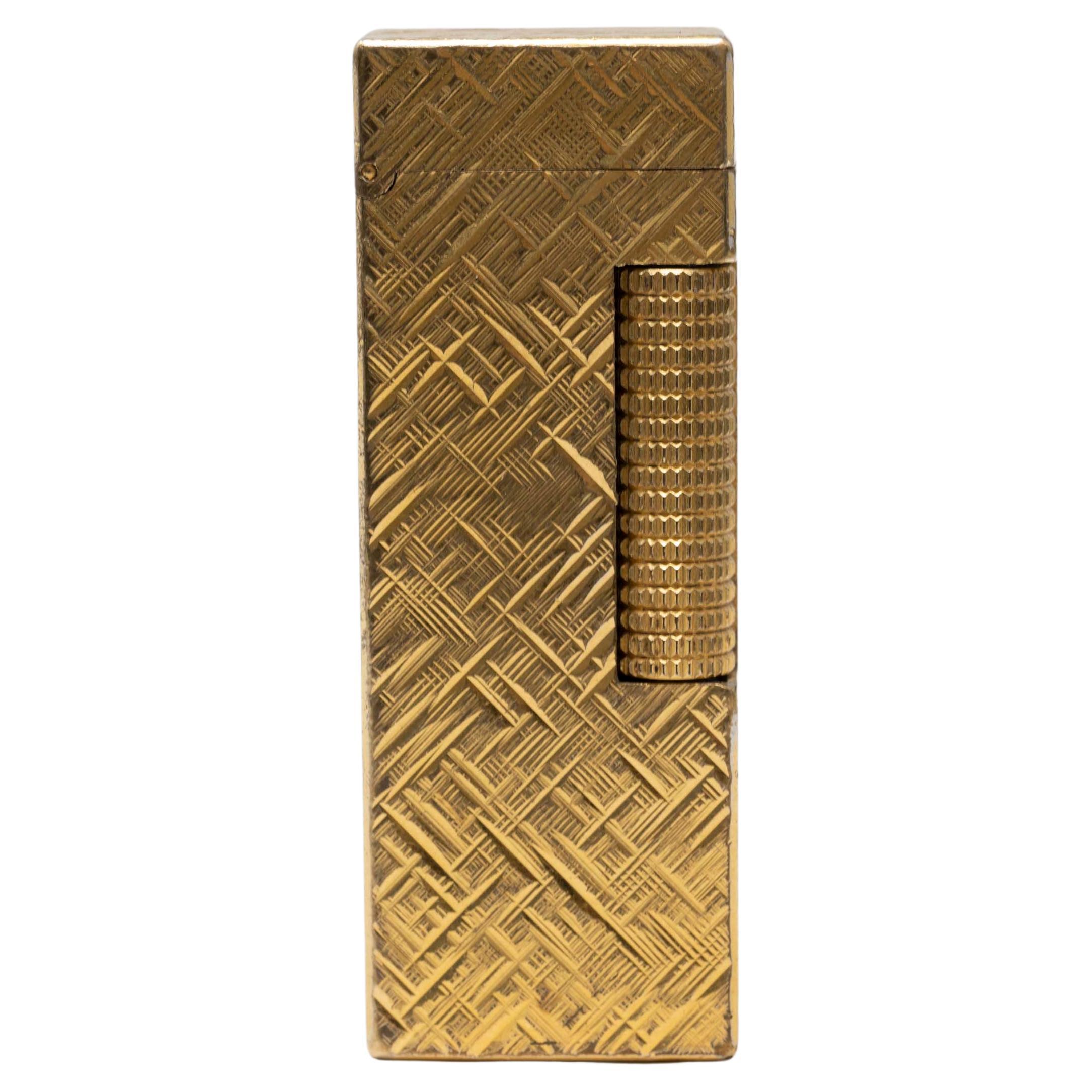 Dunhill Rollagas Goldplated Lighter PAT 24163