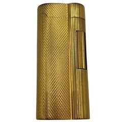Dunhill Briquet Rollagas de type S plaqué or, vers 1970