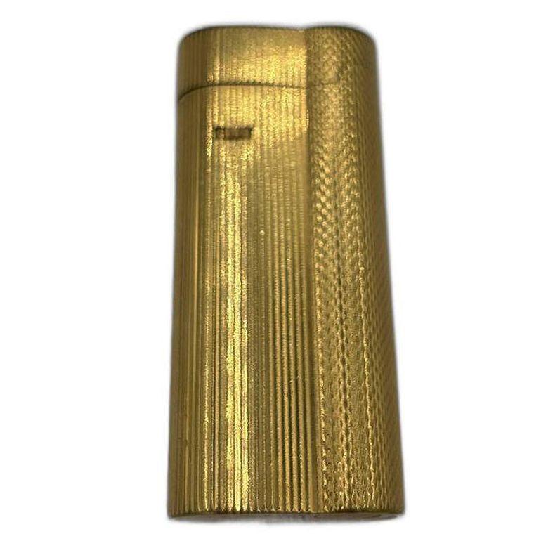 Anglais Dunhill Briquet Rollagas de type S plaqué or, vers 1970 en vente