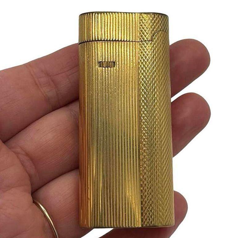 Dunhill Briquet Rollagas de type S plaqué or, vers 1970 en vente 2