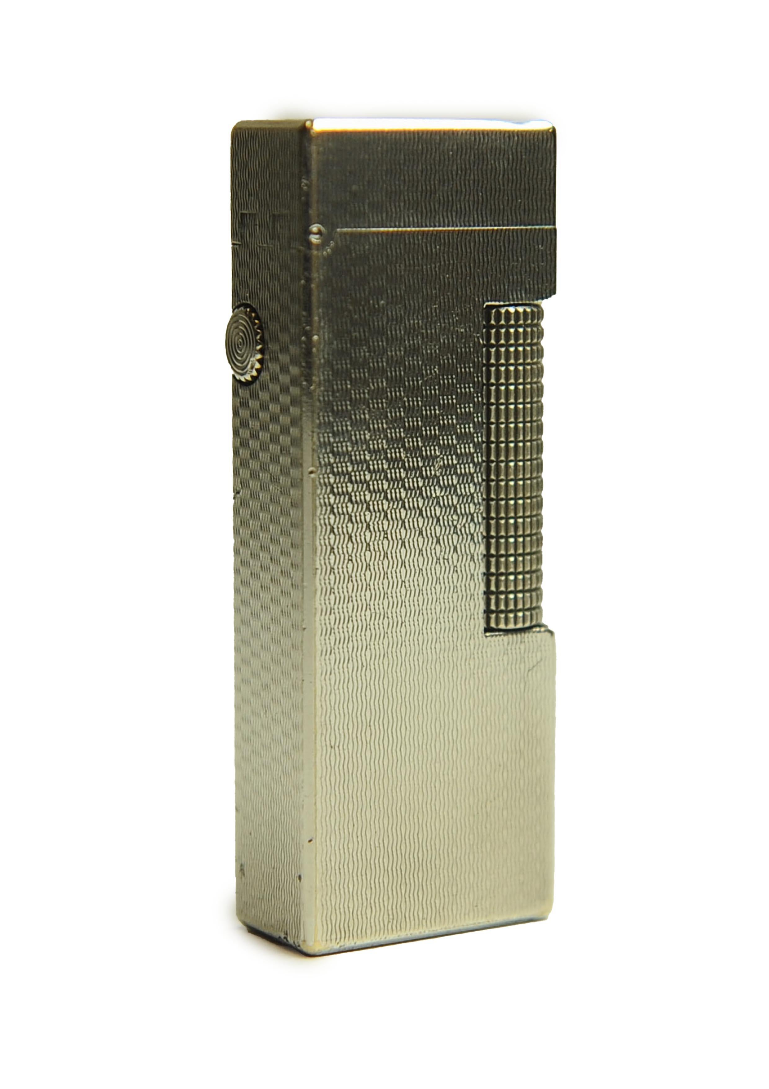 Dunhill Silver Plated Working Rollagas Lighter With Dunhill Box Serviced en vente 6