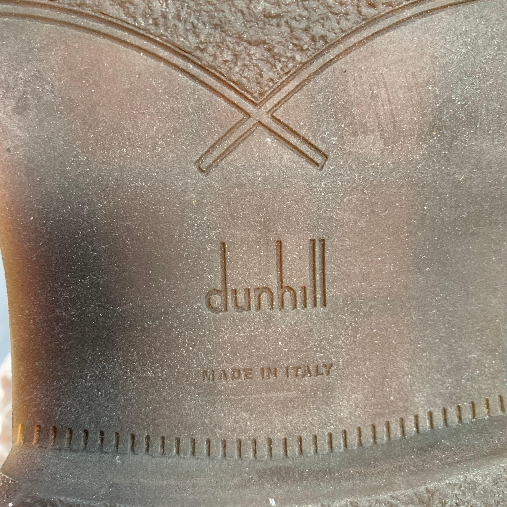 Dunhill Size 11 Brown Suede Ankle Boots en vente 2