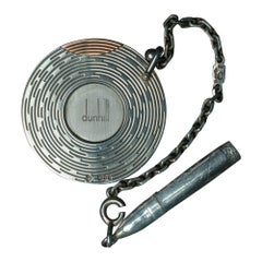Dunhill Sterling Silver Pocket Cigar Cutter, Hallmarked, 1980