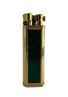 Dunhill Sylphide Slim Line Gas Briquet à gaz avec laque verte de Chine