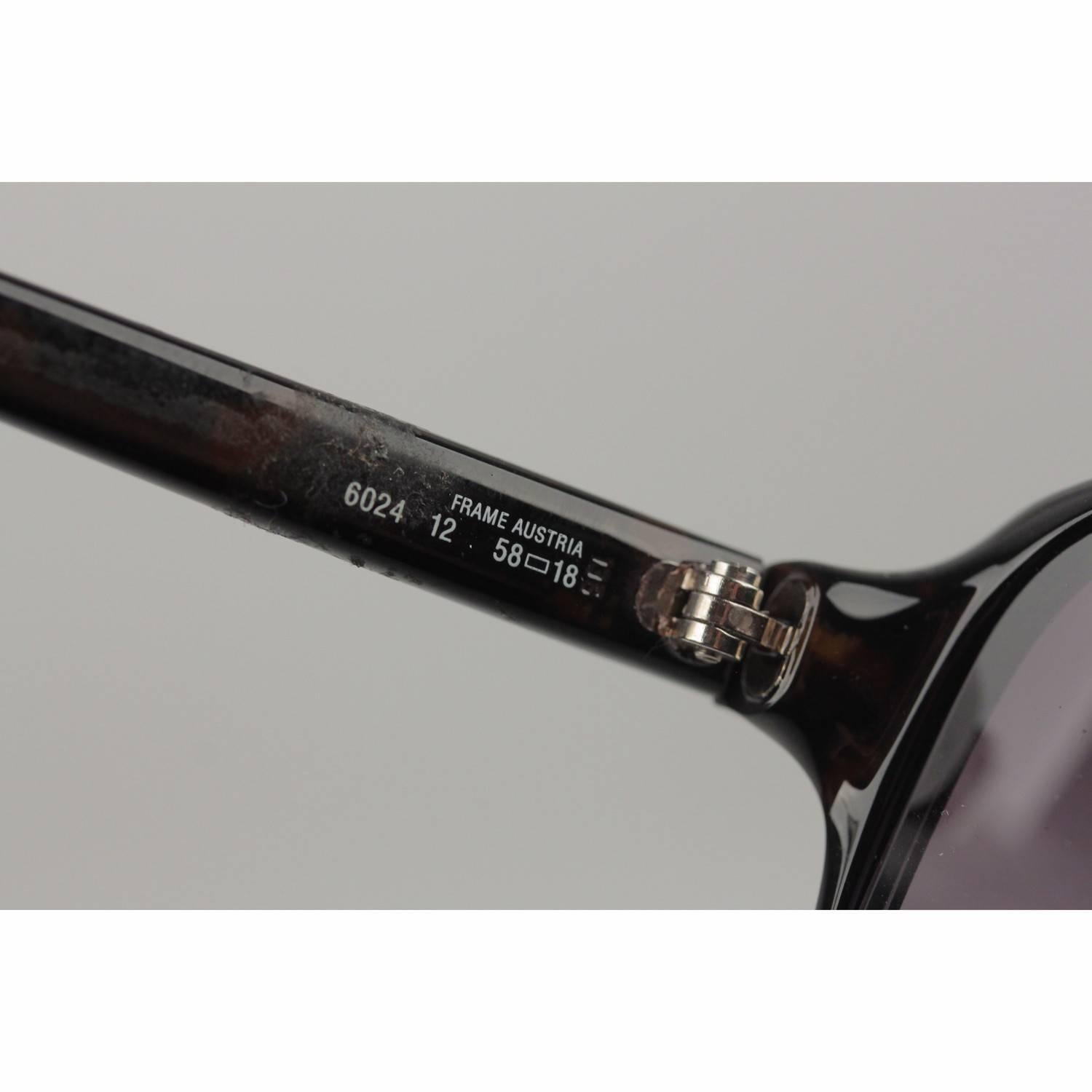 DUNHILL Vintage Brown Sunglasses 6024 OPTYL 58-18mm 140 New Old Stock 1