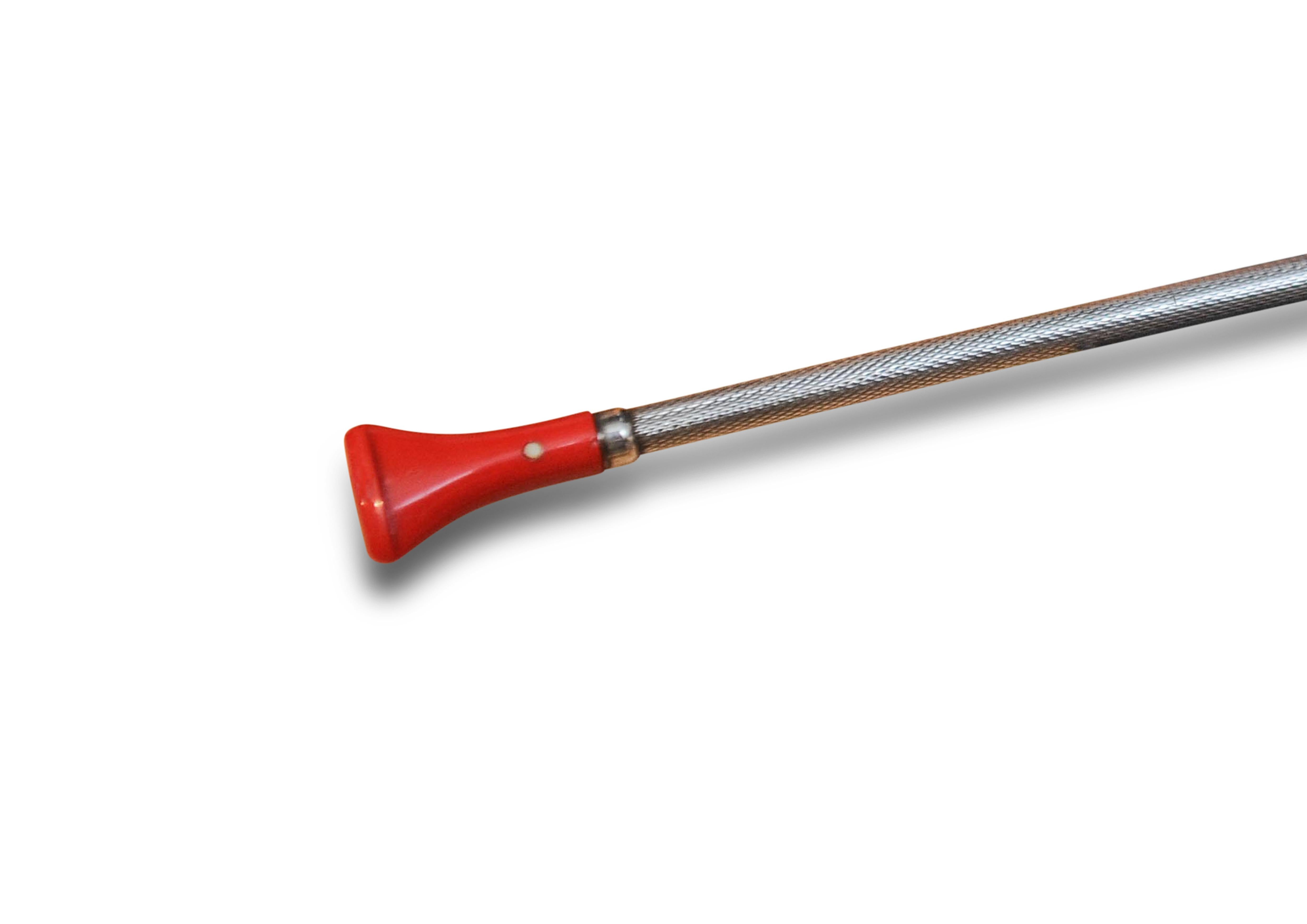 Dunhill Weißer gedrehter Zigarettenhalter mit Flecken aus gestempeltem Sterlingsilber (Moderne der Mitte des Jahrhunderts)