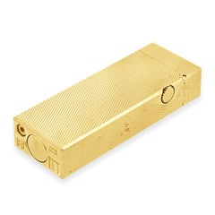 Briquet "Rollagas" plaqué or jaune de Dunhill
